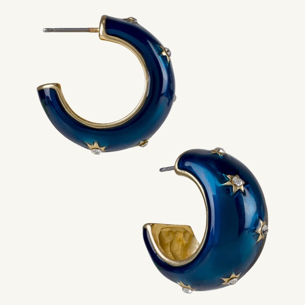 Patricia Nash celestial enamel egypgld Earing